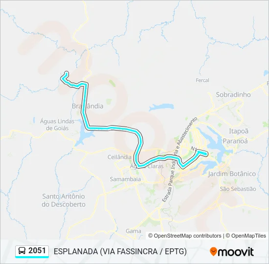 2051 Bus Line Map