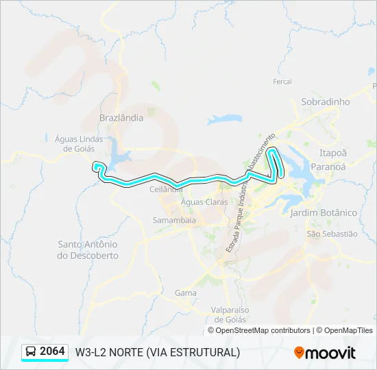 2064 Bus Line Map