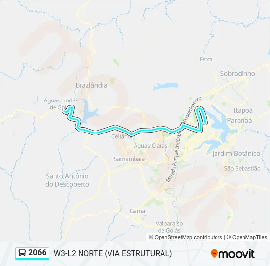 2066 Bus Line Map