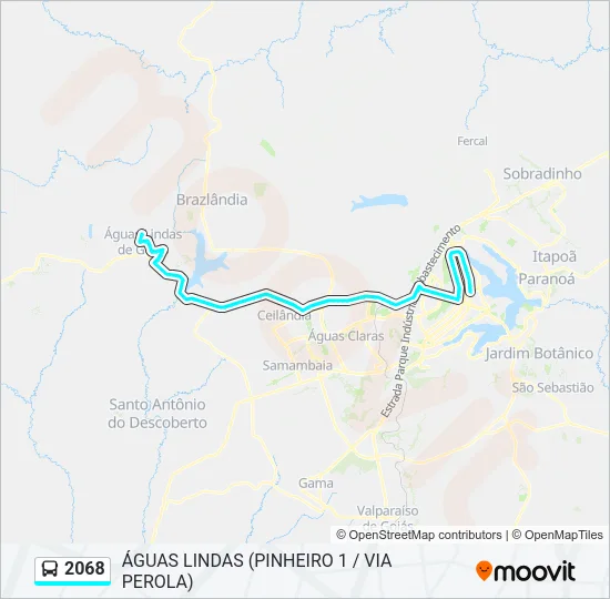 2068 Bus Line Map