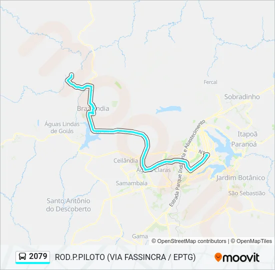 2079 Bus Line Map