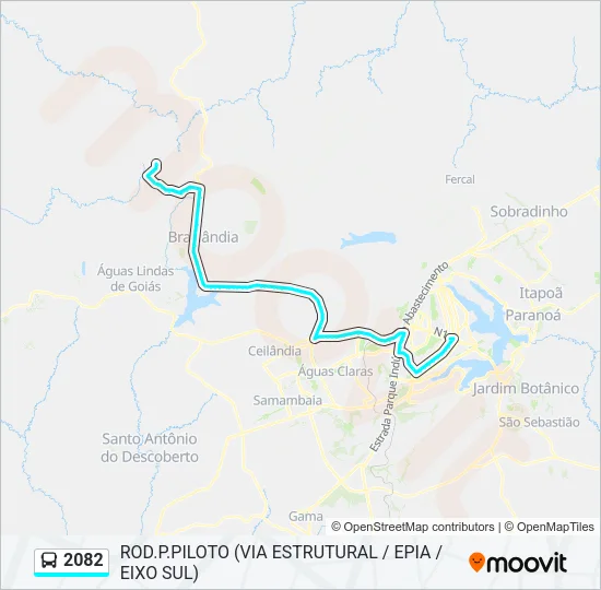 2082 Bus Line Map