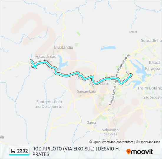 2302 Bus Line Map