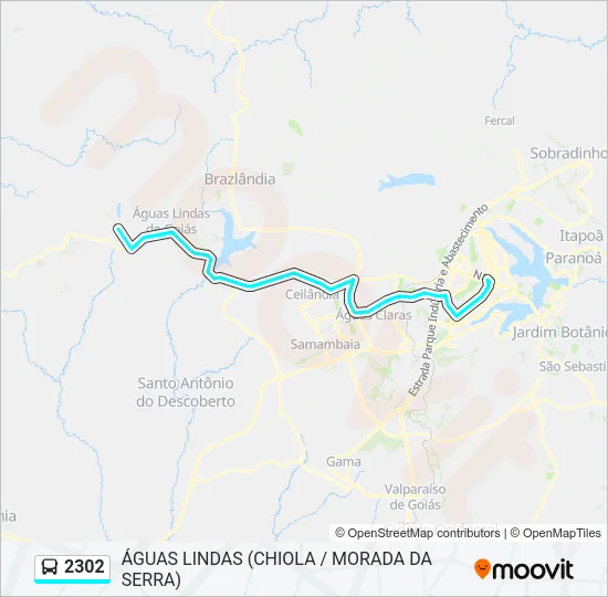 2302 Bus Line Map