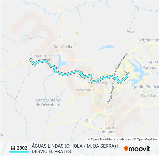 2302 Bus Line Map