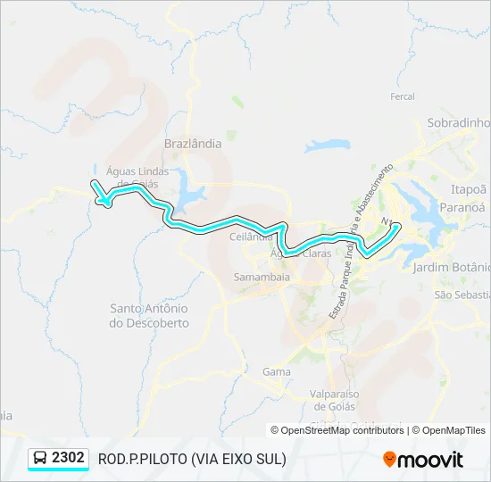 2302 Bus Line Map