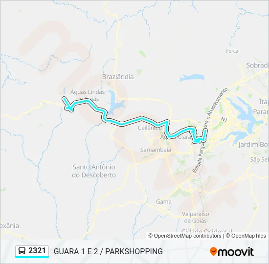 2321 Bus Line Map