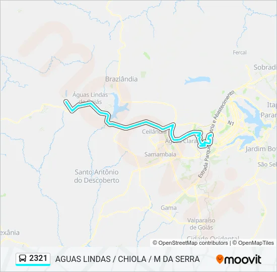 2321 Bus Line Map