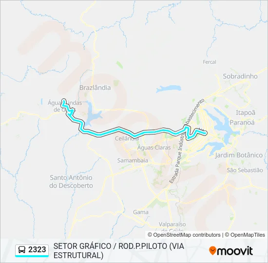 2323 Bus Line Map