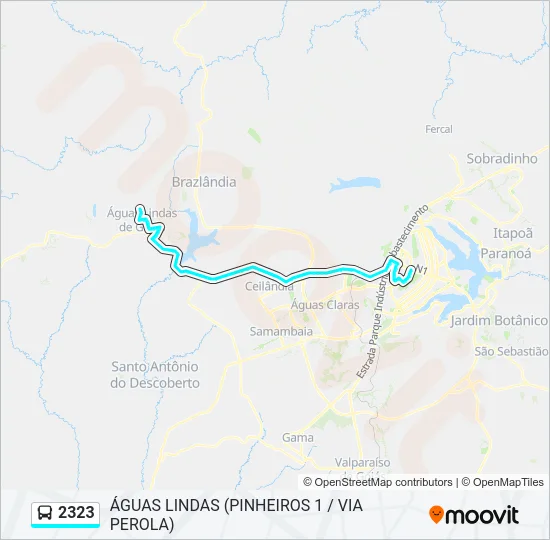 2323 Bus Line Map