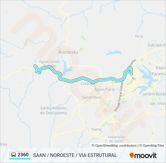 2360 Bus Line Map