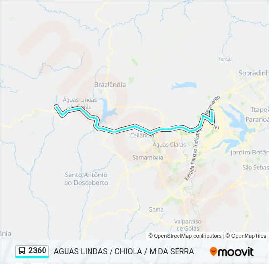 2360 Bus Line Map