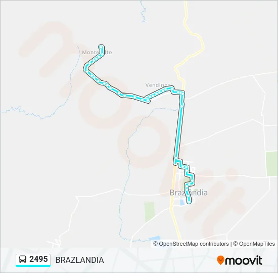 2495 Bus Line Map
