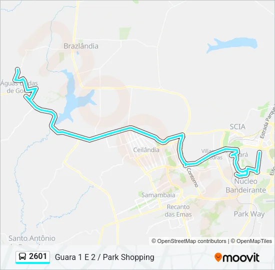 2601 Bus Line Map