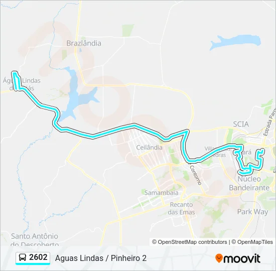 2602 Bus Line Map