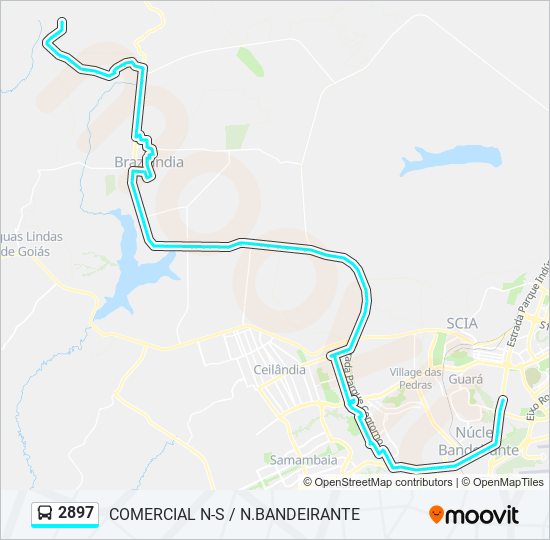 2897 bus Line Map