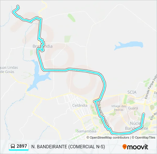 2897 Bus Line Map