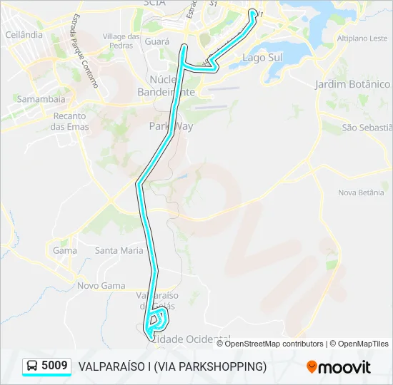 5009 Bus Line Map