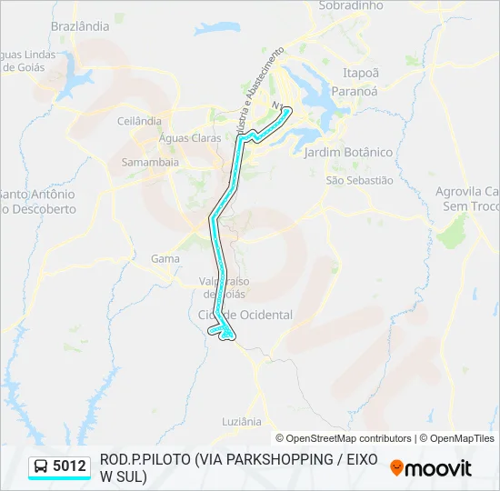 5012 Bus Line Map
