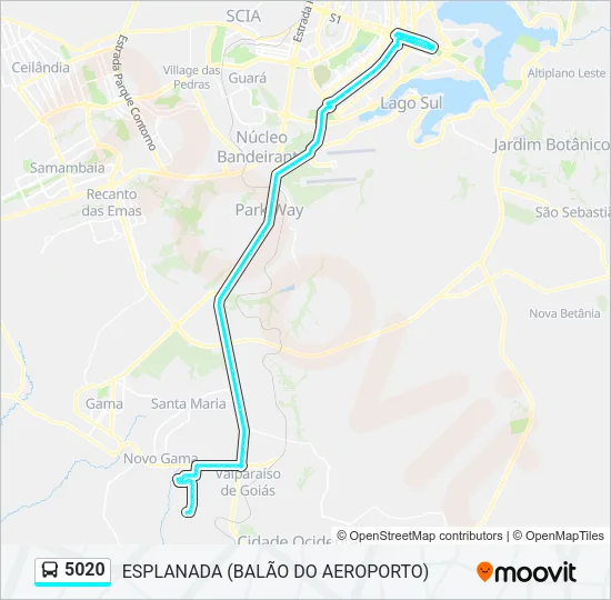 5020 Bus Line Map