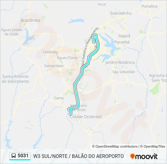 5031 Bus Line Map