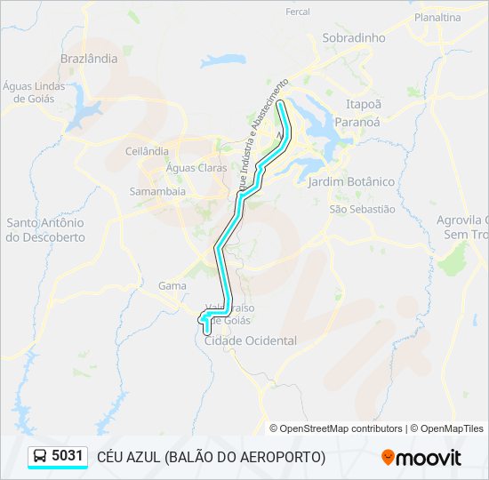 5031 bus Line Map