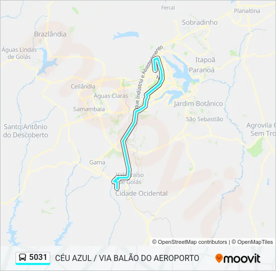 5031 Bus Line Map