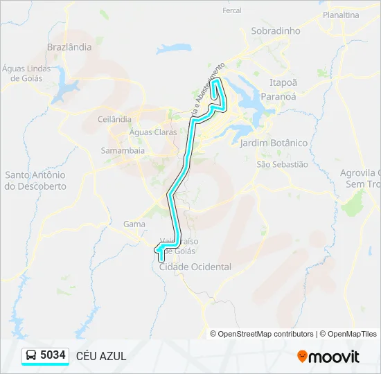 5034 Bus Line Map