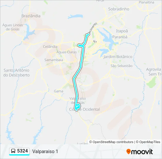 5324 Bus Line Map