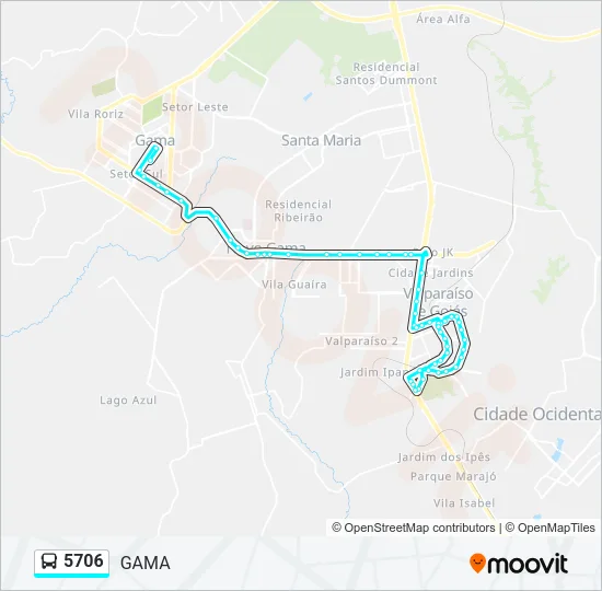 5706 Bus Line Map