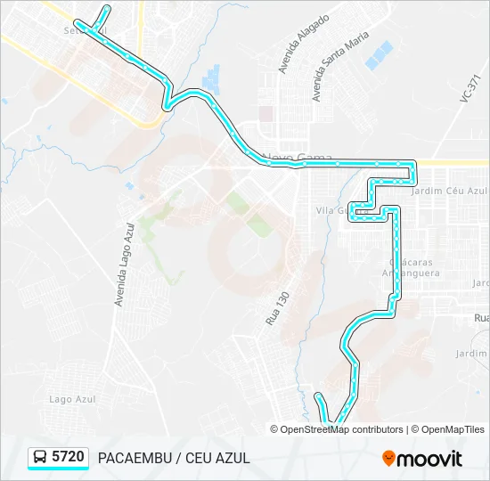 5720 Bus Line Map