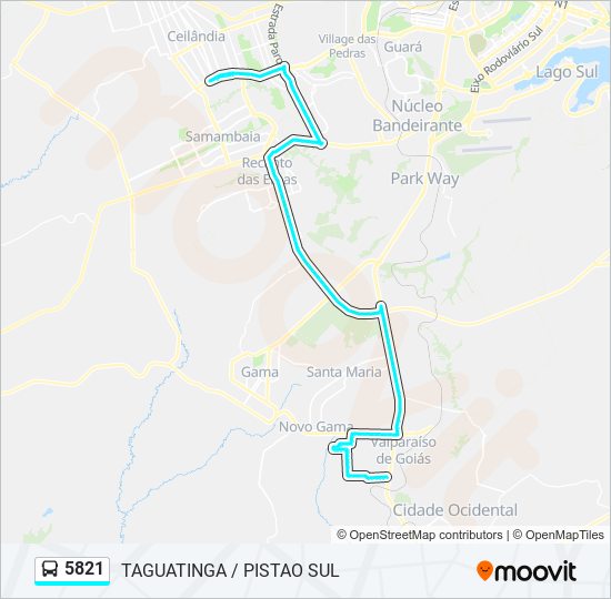 Como chegar até Playtime Combustivel em Taguatinga de Ônibus ou Metrô?