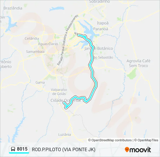 8015 Bus Line Map