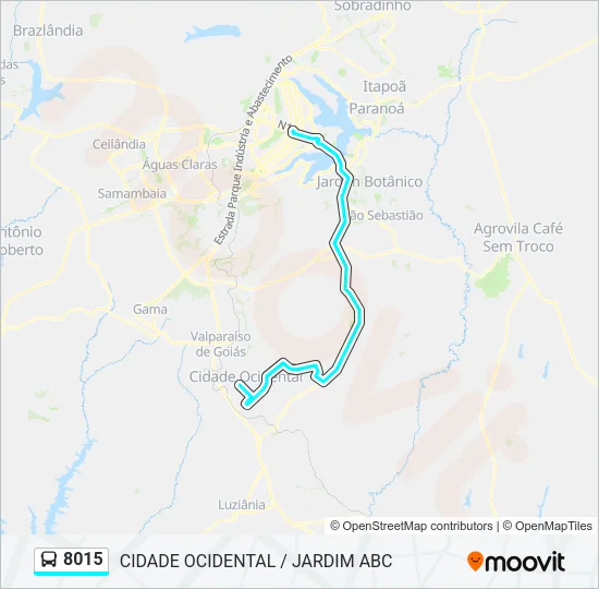 8015 Bus Line Map