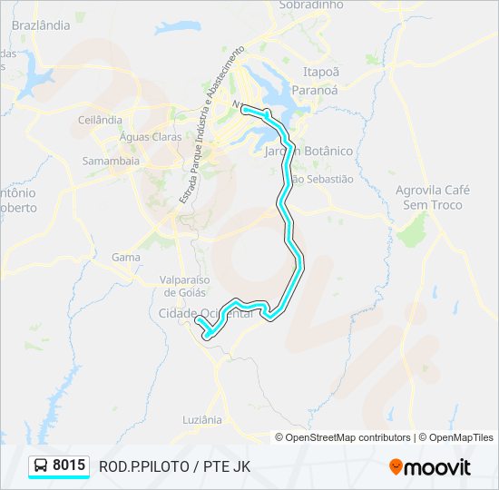 8015 bus Line Map