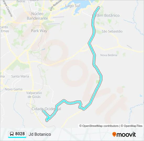 8028 Bus Line Map