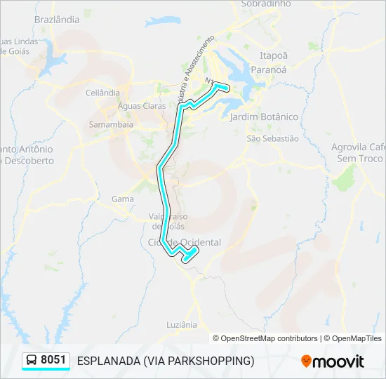 8051 Bus Line Map