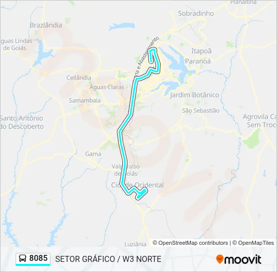 8085 Bus Line Map