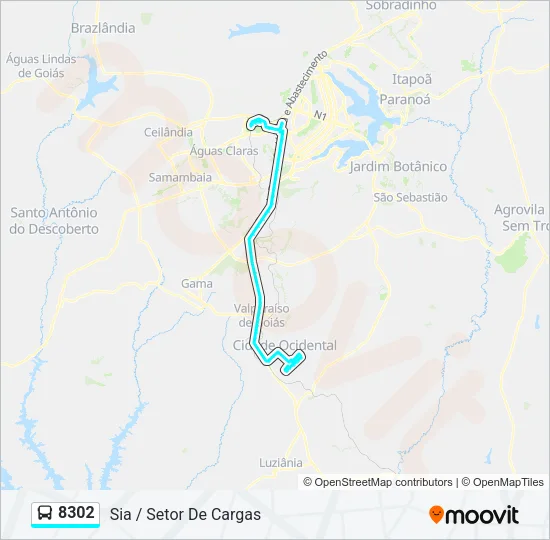 8302 Bus Line Map