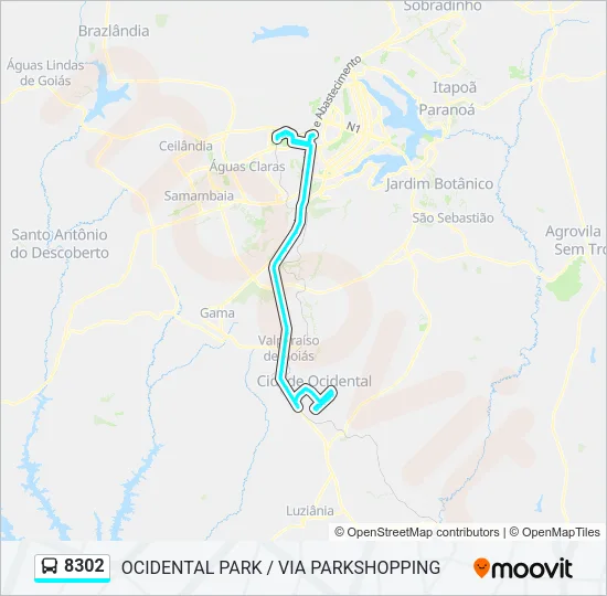 8302 Bus Line Map