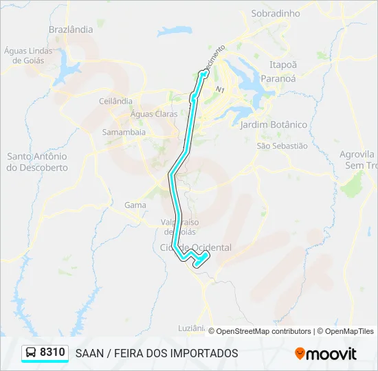 8310 Bus Line Map