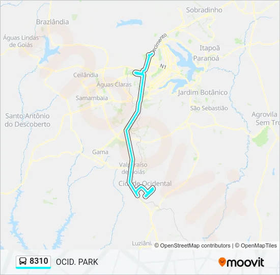 8310 Bus Line Map