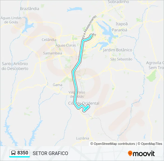 8350 Bus Line Map