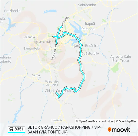 8351 Bus Line Map