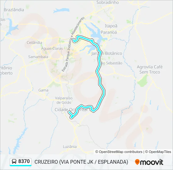 8370 Bus Line Map
