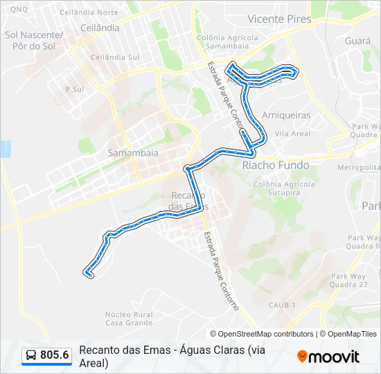 805.6 Bus Line Map