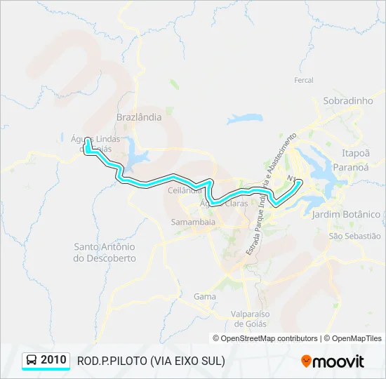 2010 Bus Line Map