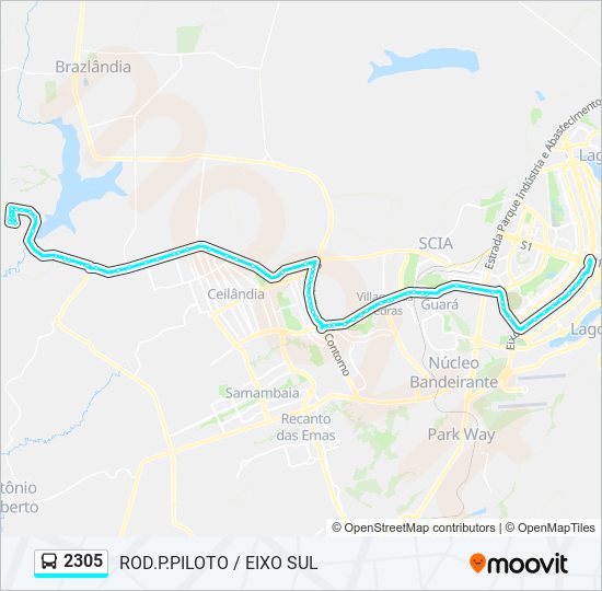 2305 bus Line Map