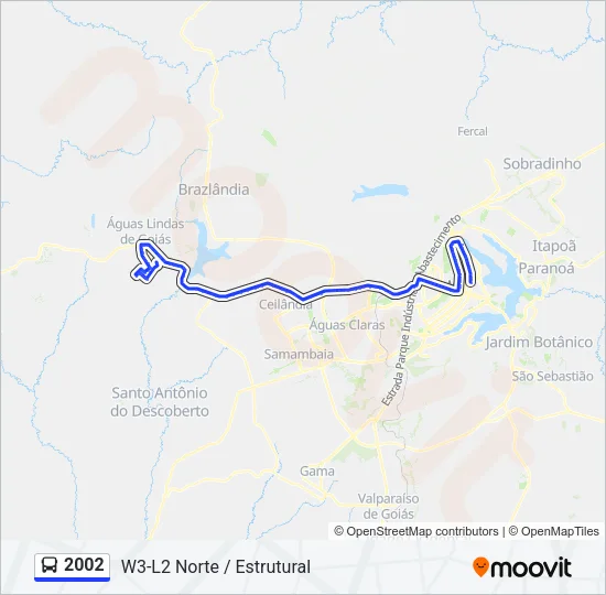 2002 Bus Line Map