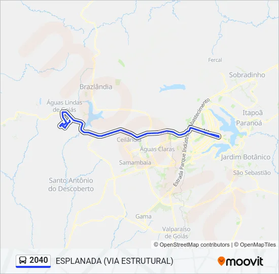 2040 Bus Line Map